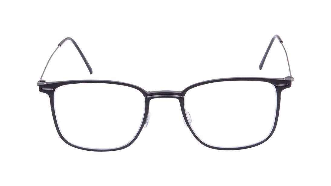 Image 1 of Arles - Black Rimmed Eyeglasses from Zefr Available at Titan Eye+