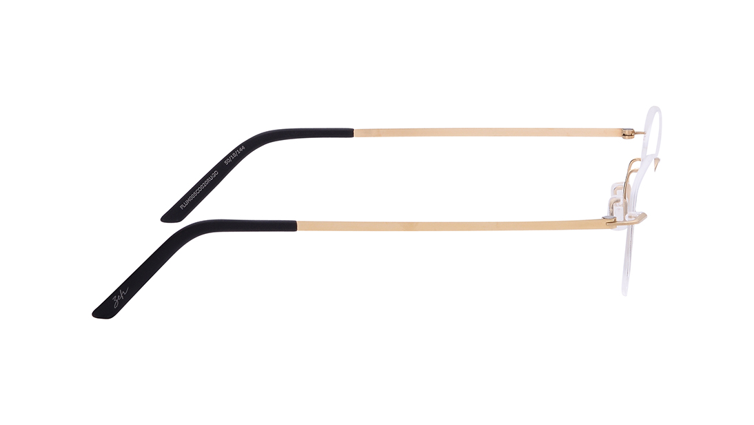Gold Rectangle Rimless 4 Zefr - FLUM005CO020RUGOV at best price 