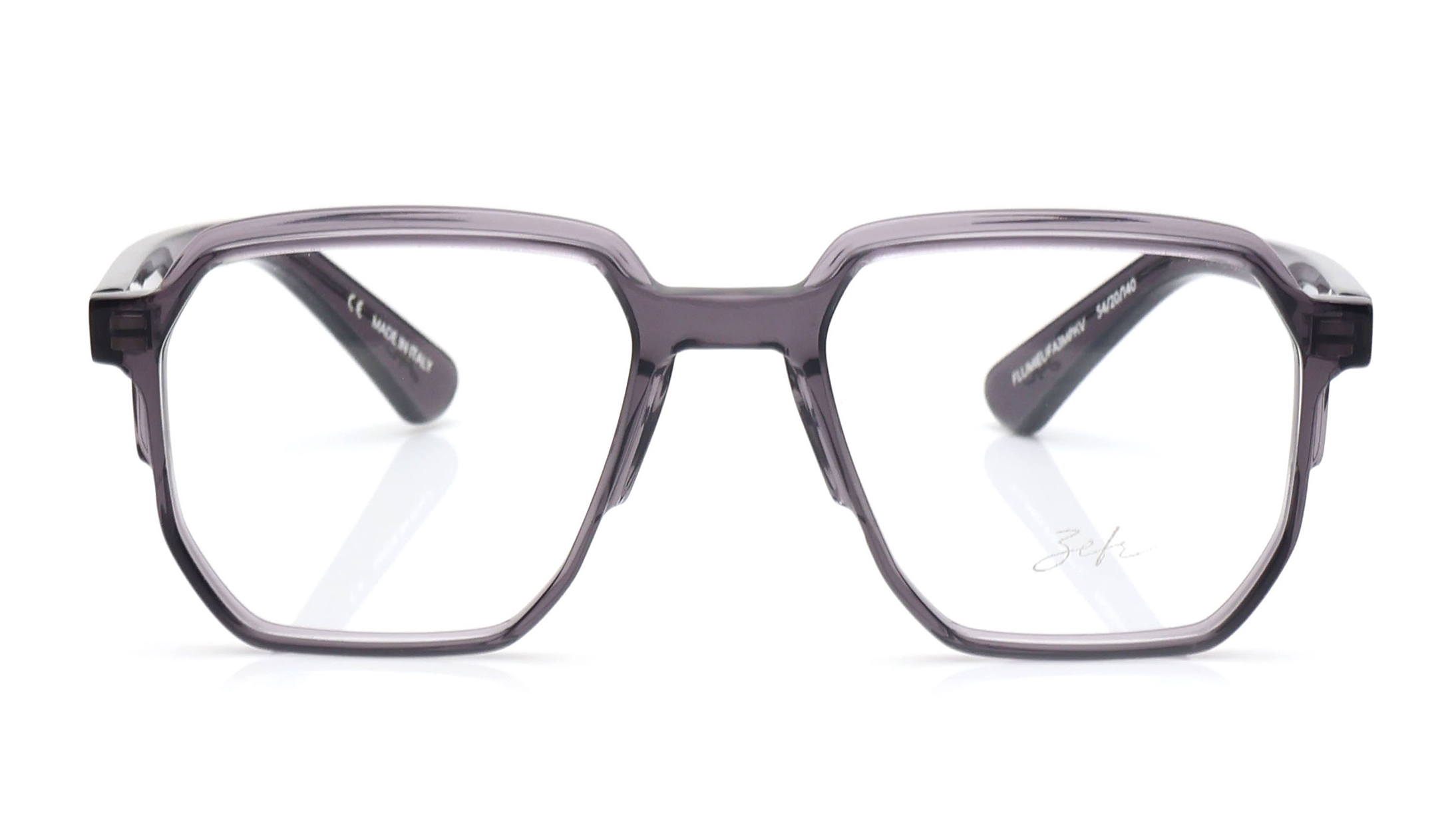 Image 1 of Pink Geometric Eyeglasses for Men and Women from Zefr Available at Titan Eye+