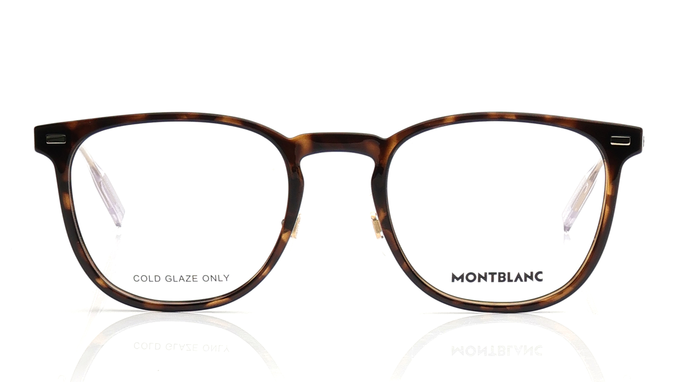 Image 1 of Havana Phantos Eyeglasses for Men from Montblanc Available at Titan Eye+