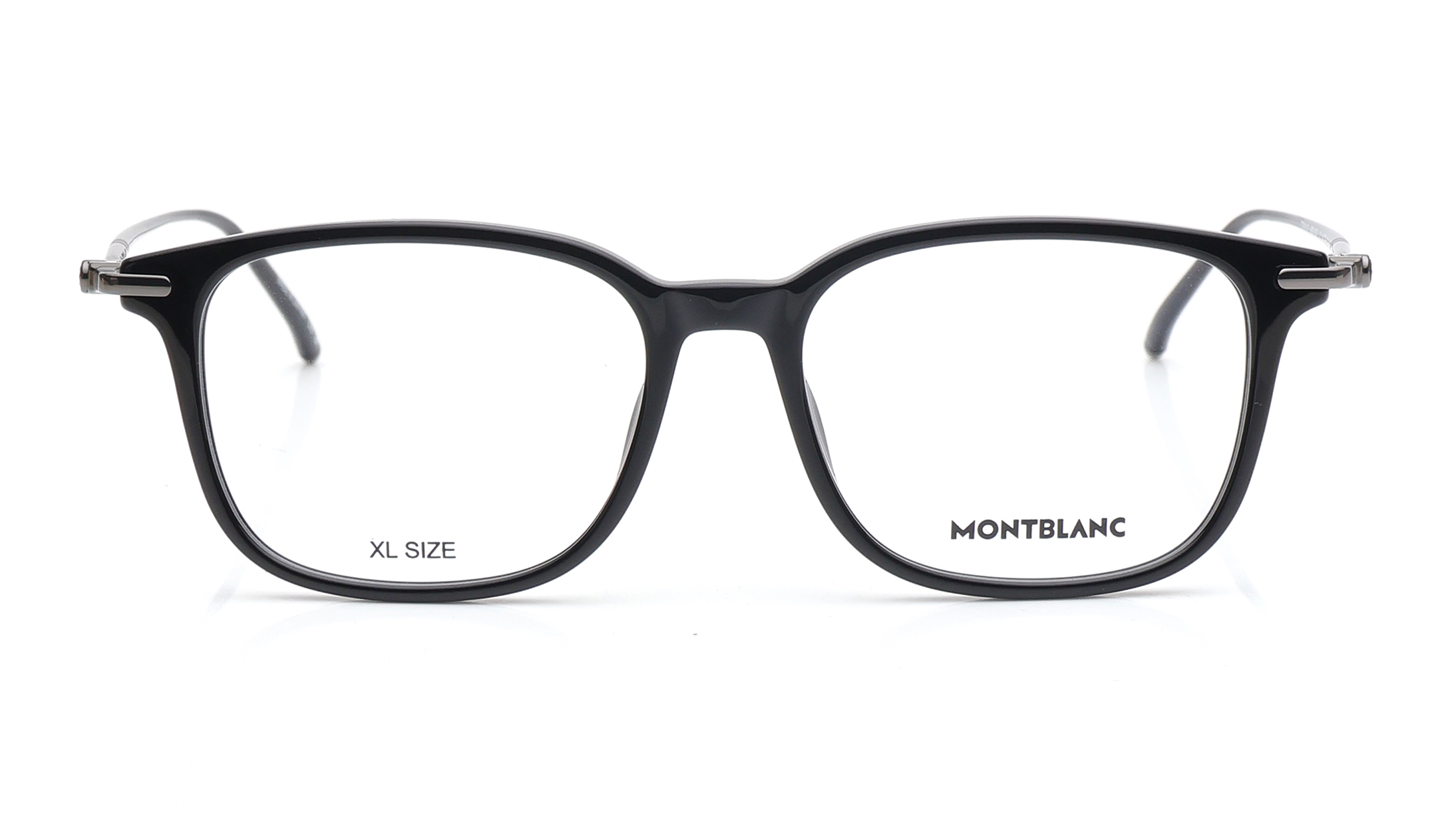 Image 1 of Black CatEye Eyeglasses for Men from Montblanc Available at Titan Eye+