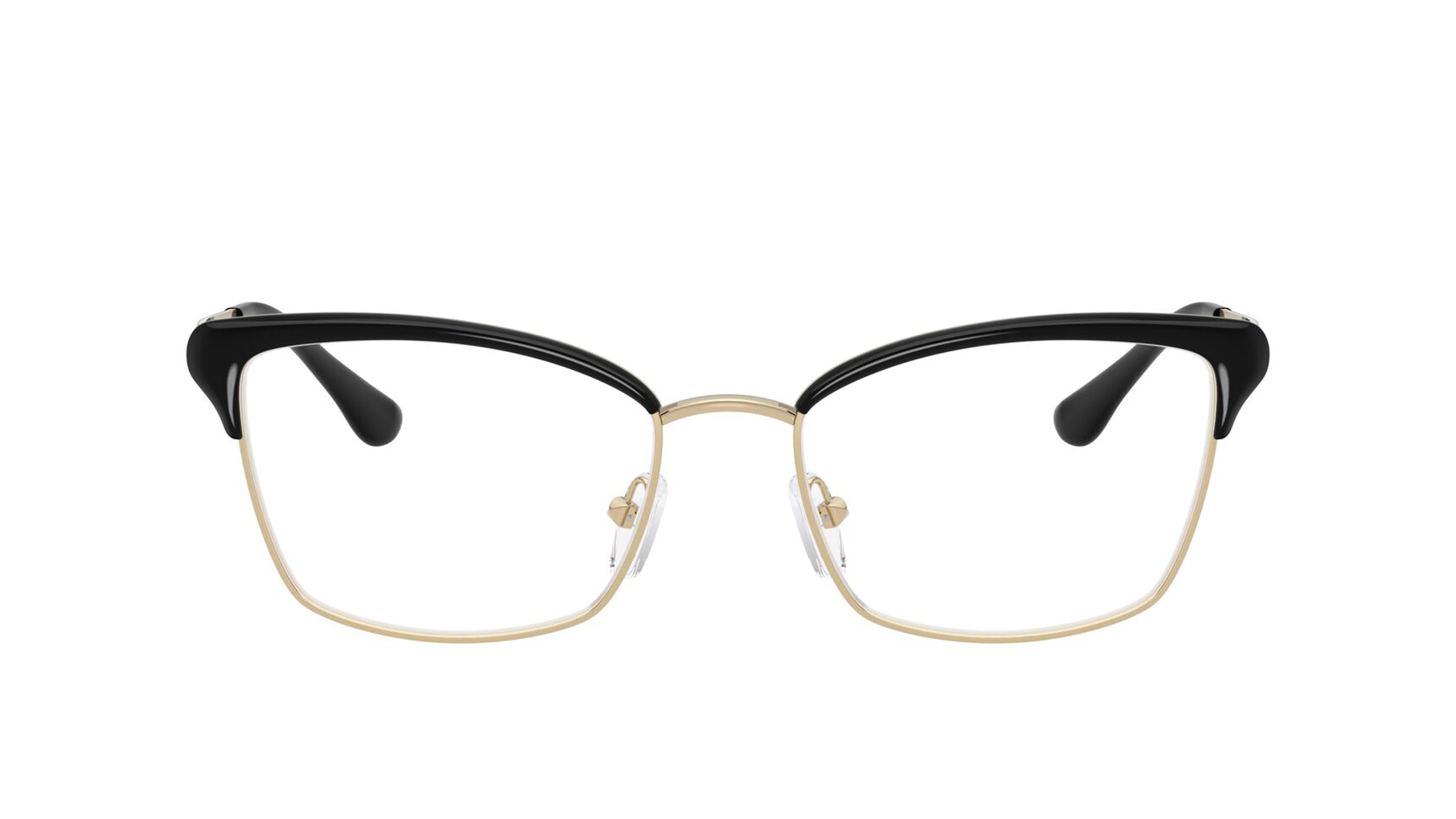 Image 1 of Black Square Eyeglasses for Women from Michael Kors Available at Titan Eye+