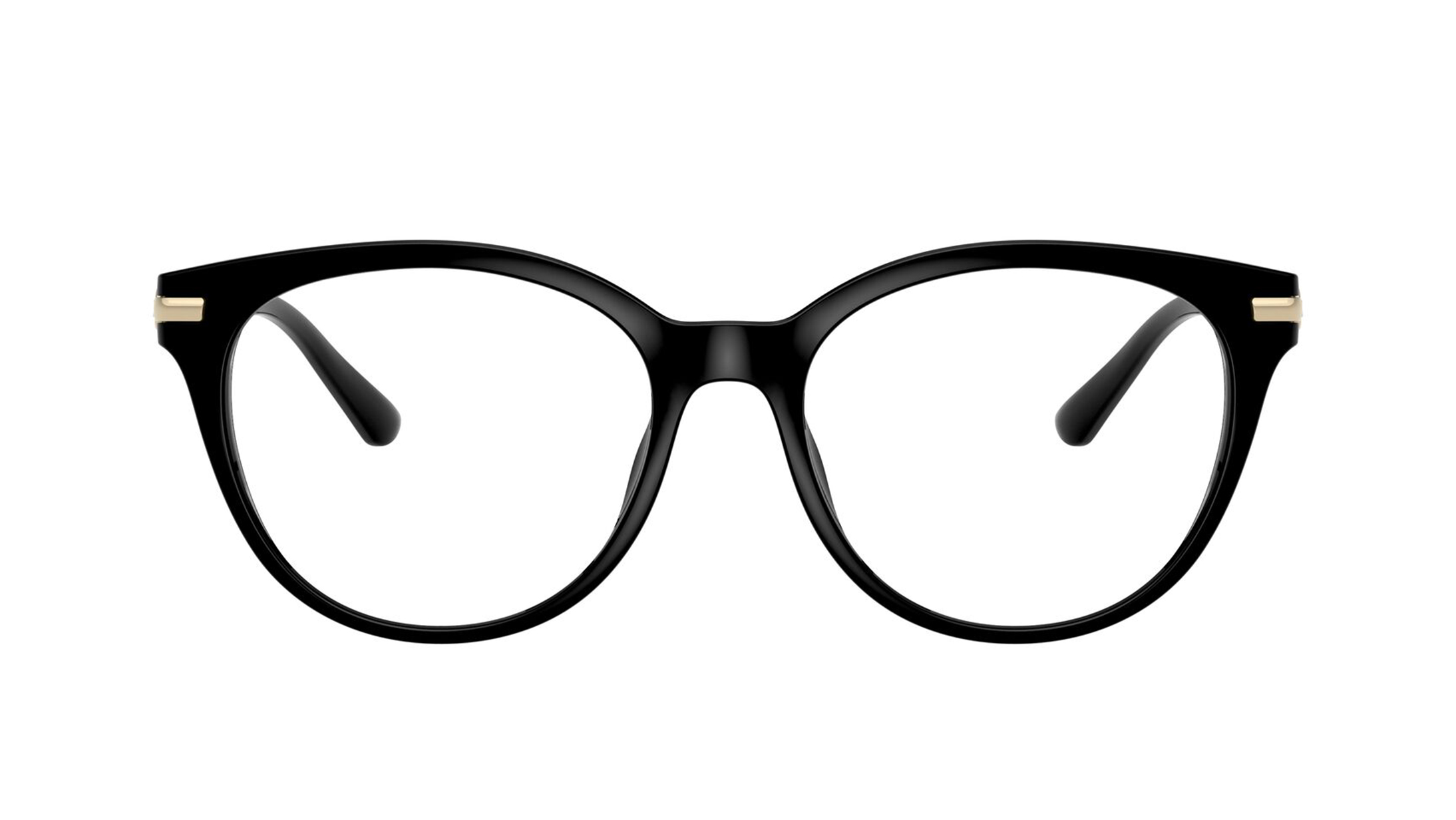 Image 1 of Black Round Eyeglasses for Women from Michael Kors Available at Titan Eye+