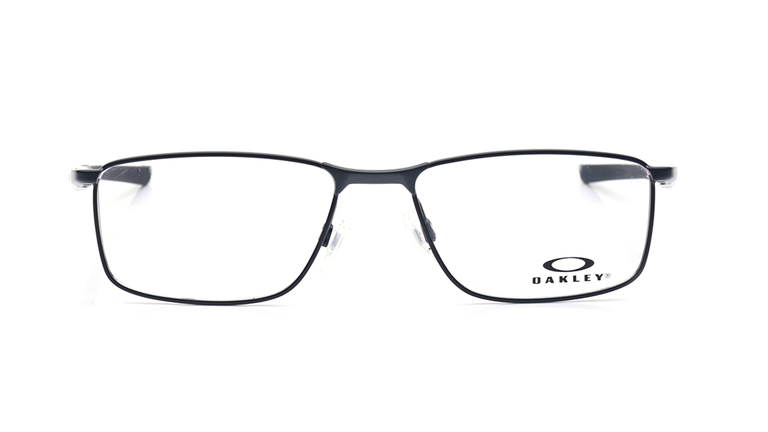 Image 1 of Brown Square Rimmed Eyeglasses for Men from Oakley Available at Titan Eye+