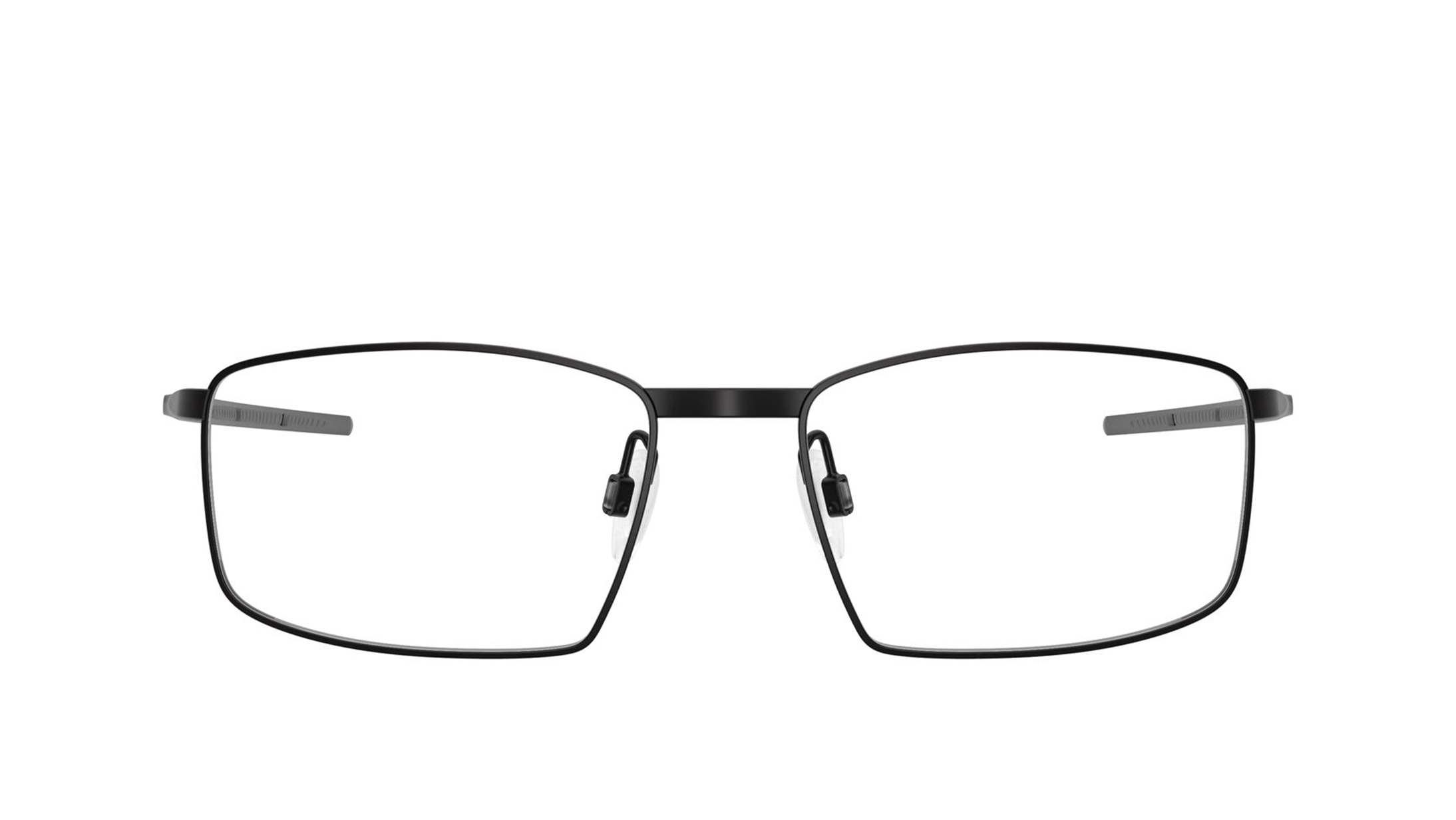 Image 1 of Black Square Eyeglasses for Men and Women from Oakley Available at Titan Eye+