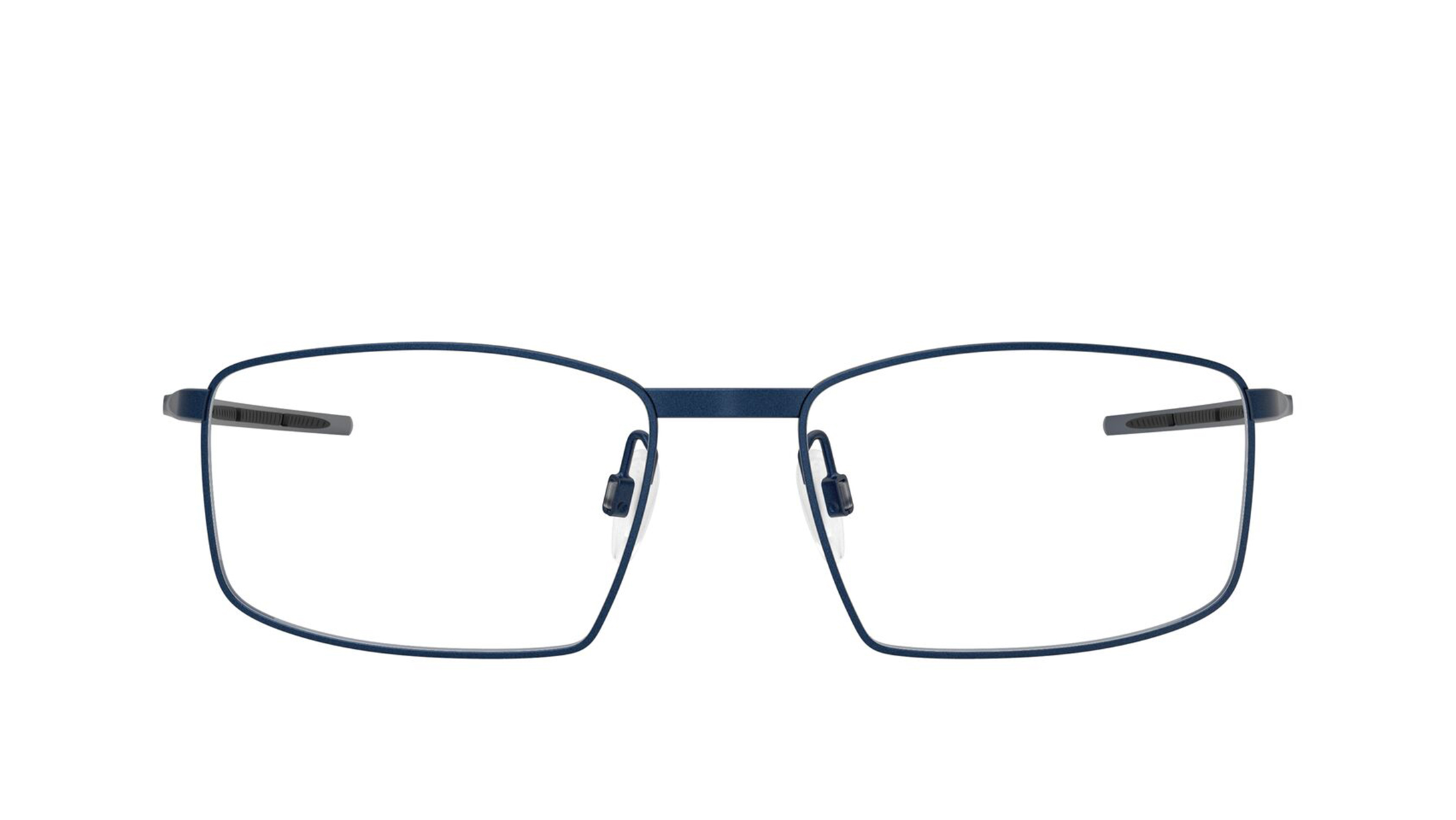 Image 1 of Blue Square Eyeglasses for Men and Women from Oakley Available at Titan Eye+