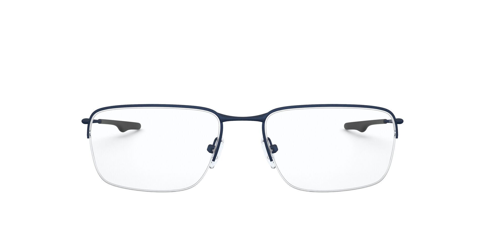 Image 1 of Blue Square Rimmed Eyeglasses for Men from Oakley Available at Titan Eye+