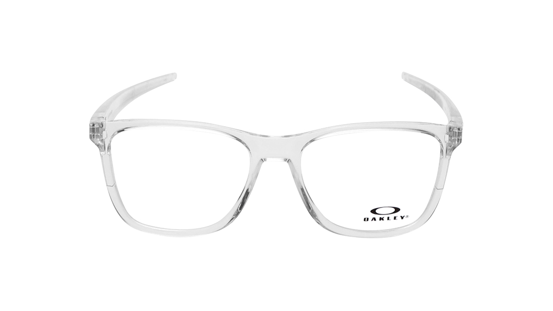 Image 1 of White Round Rimmed Eyeglasses for Men from Oakley Available at Titan Eye+