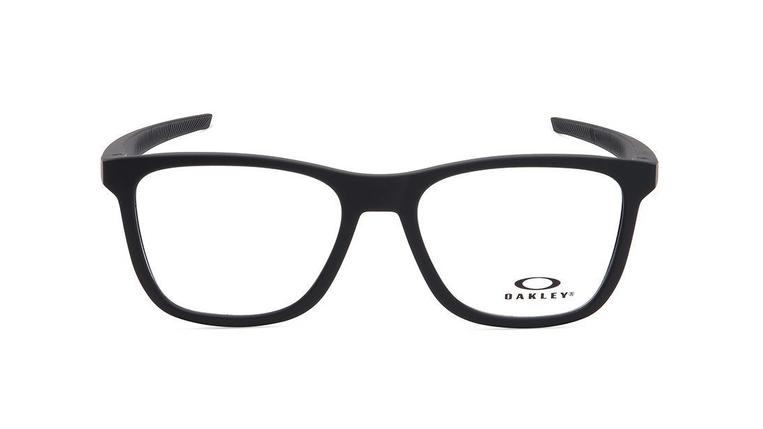 Image 1 of Black Round Rimmed Eyeglasses for Men from Oakley Available at Titan Eye+