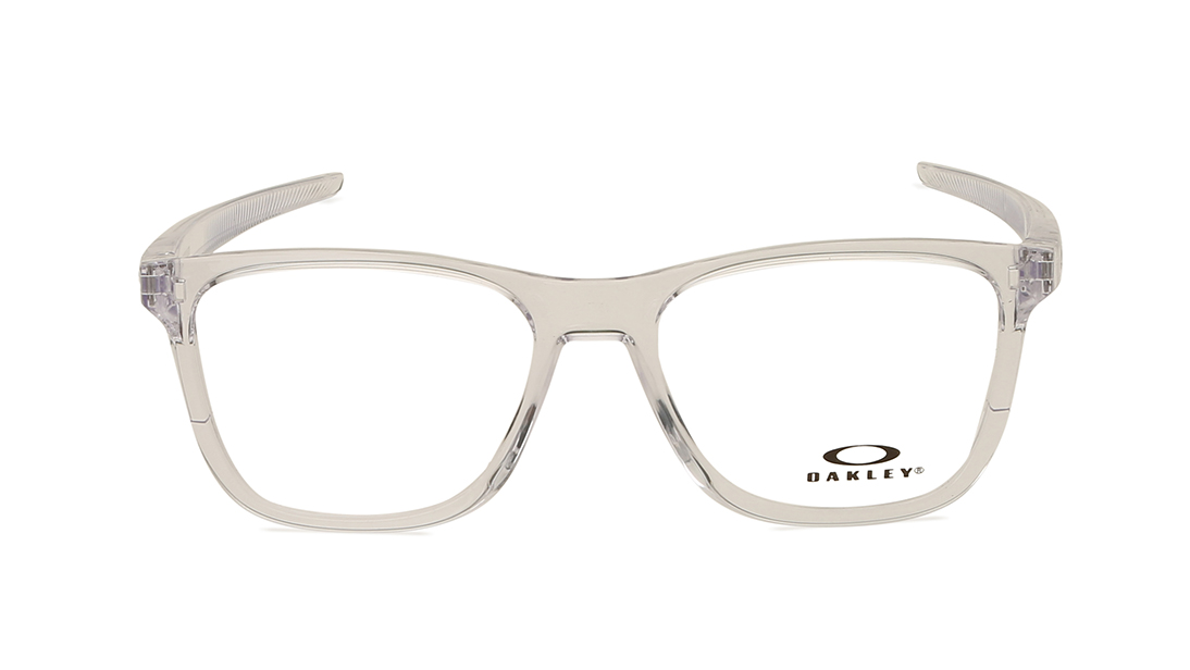 Image 1 of White Round Rimmed Eyeglasses for Men from Oakley Available at Titan Eye+