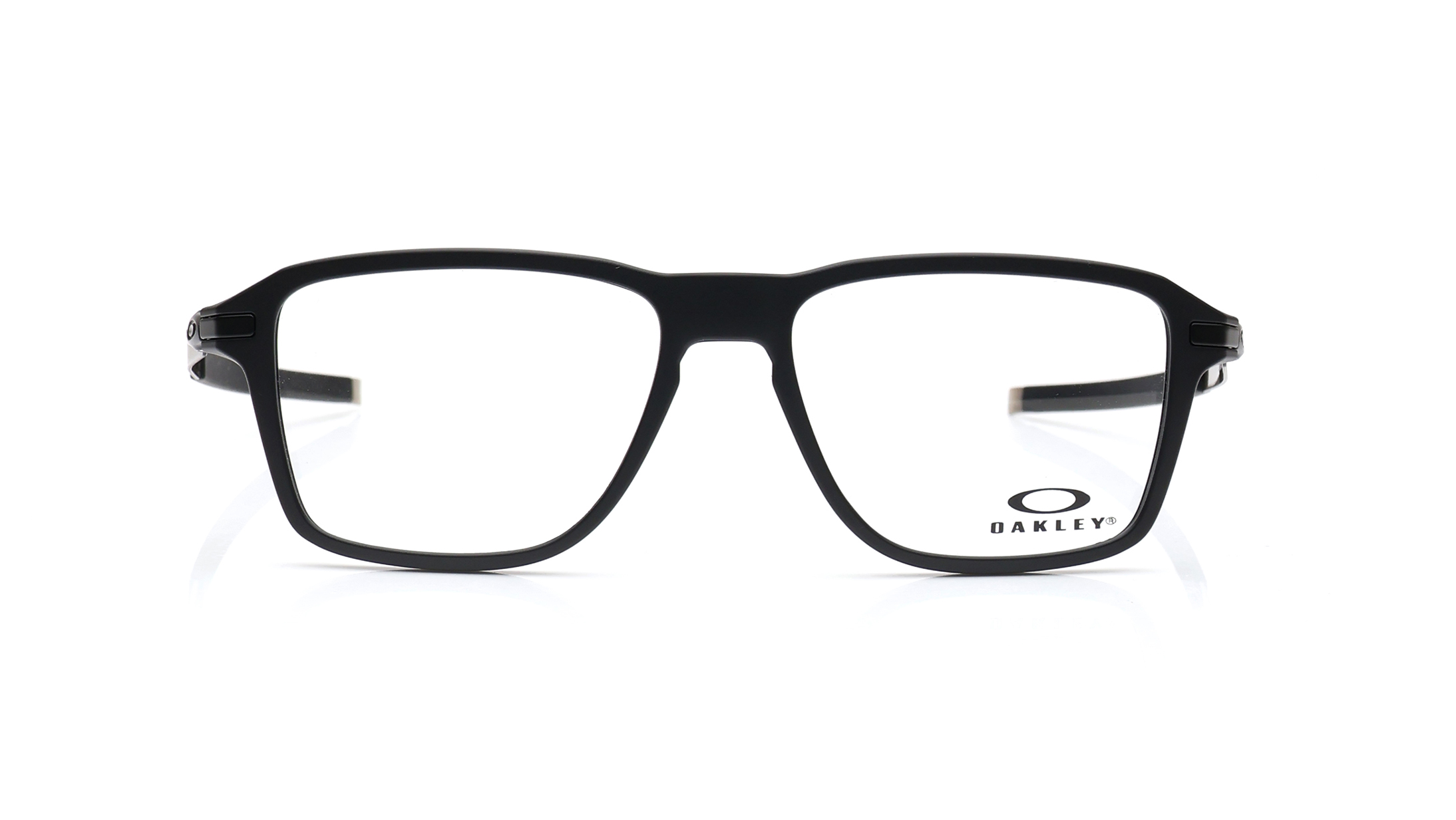 Image 1 of Olive Rectangle Eyeglasses for Men from Oakley Available at Titan Eye+
