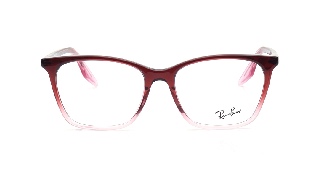 Image 1 of Red CatEye Rimmed Eyeglasses for Women from Rayban Available at Titan Eye+