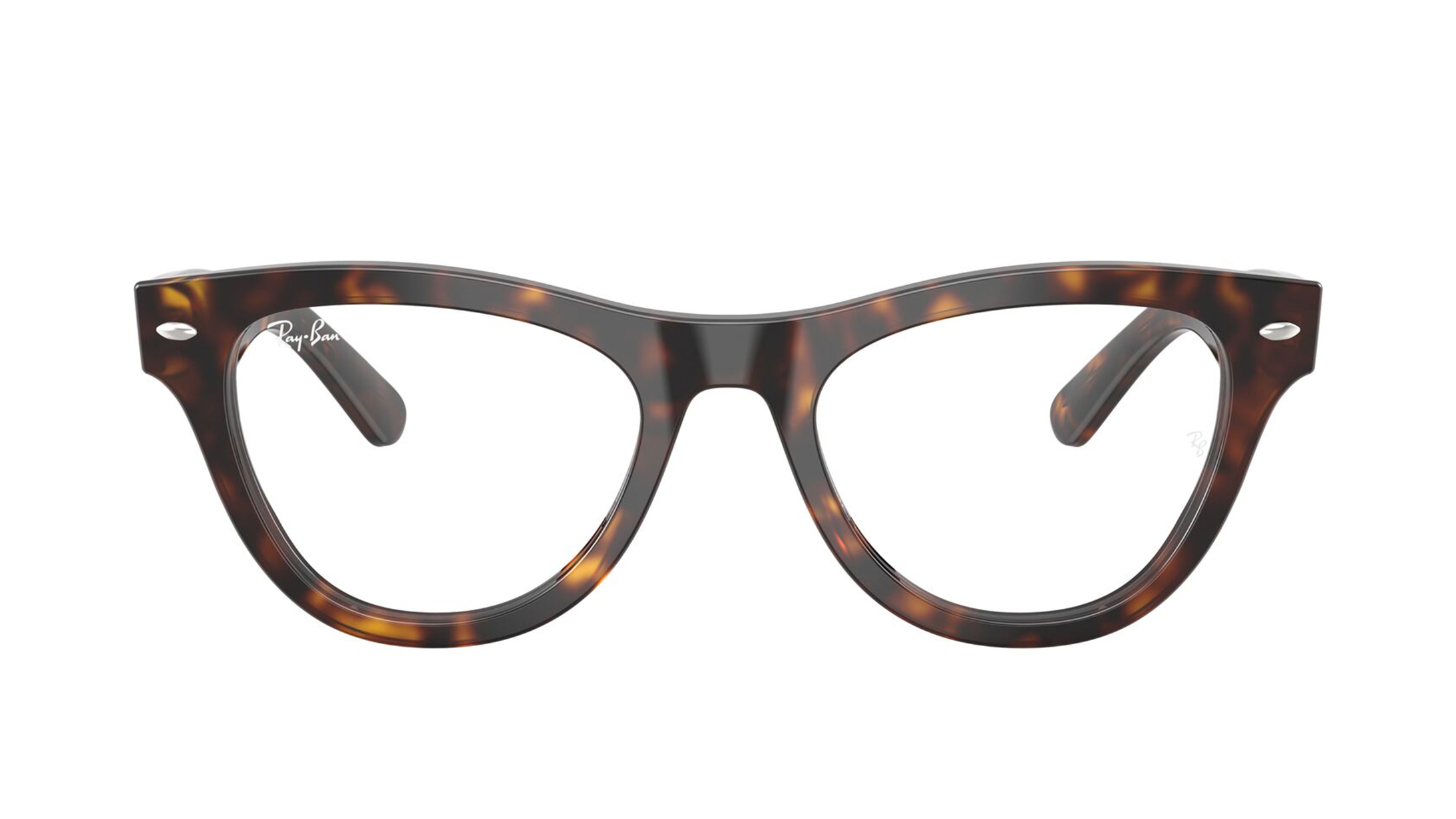 Image 1 of Havana CatEye Eyeglasses for Women from Rayban Available at Titan Eye+