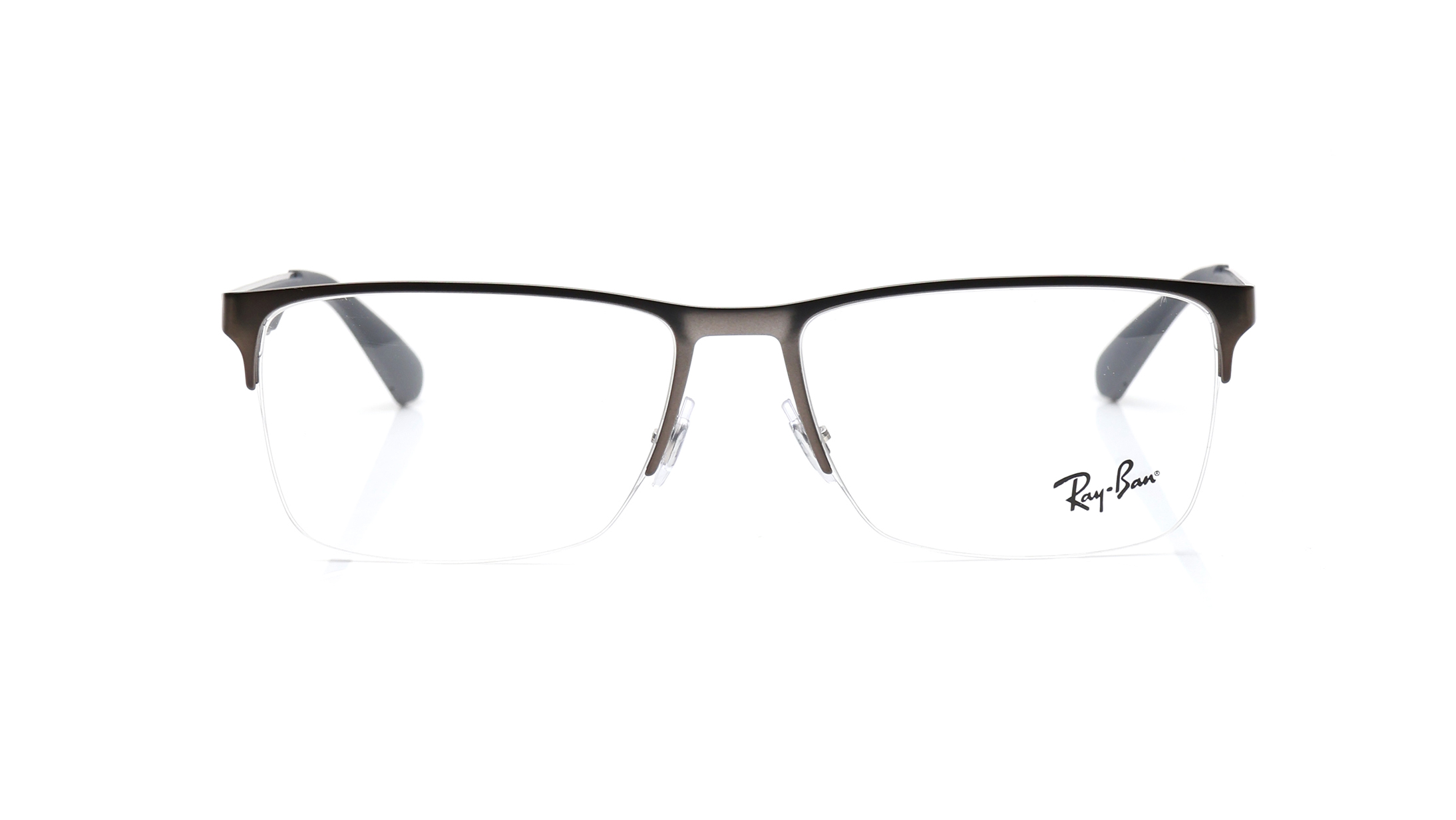 Image 1 of Pillow Violet Rimmed Eyeglasses for Men and Women from Rayban Available at Titan Eye+