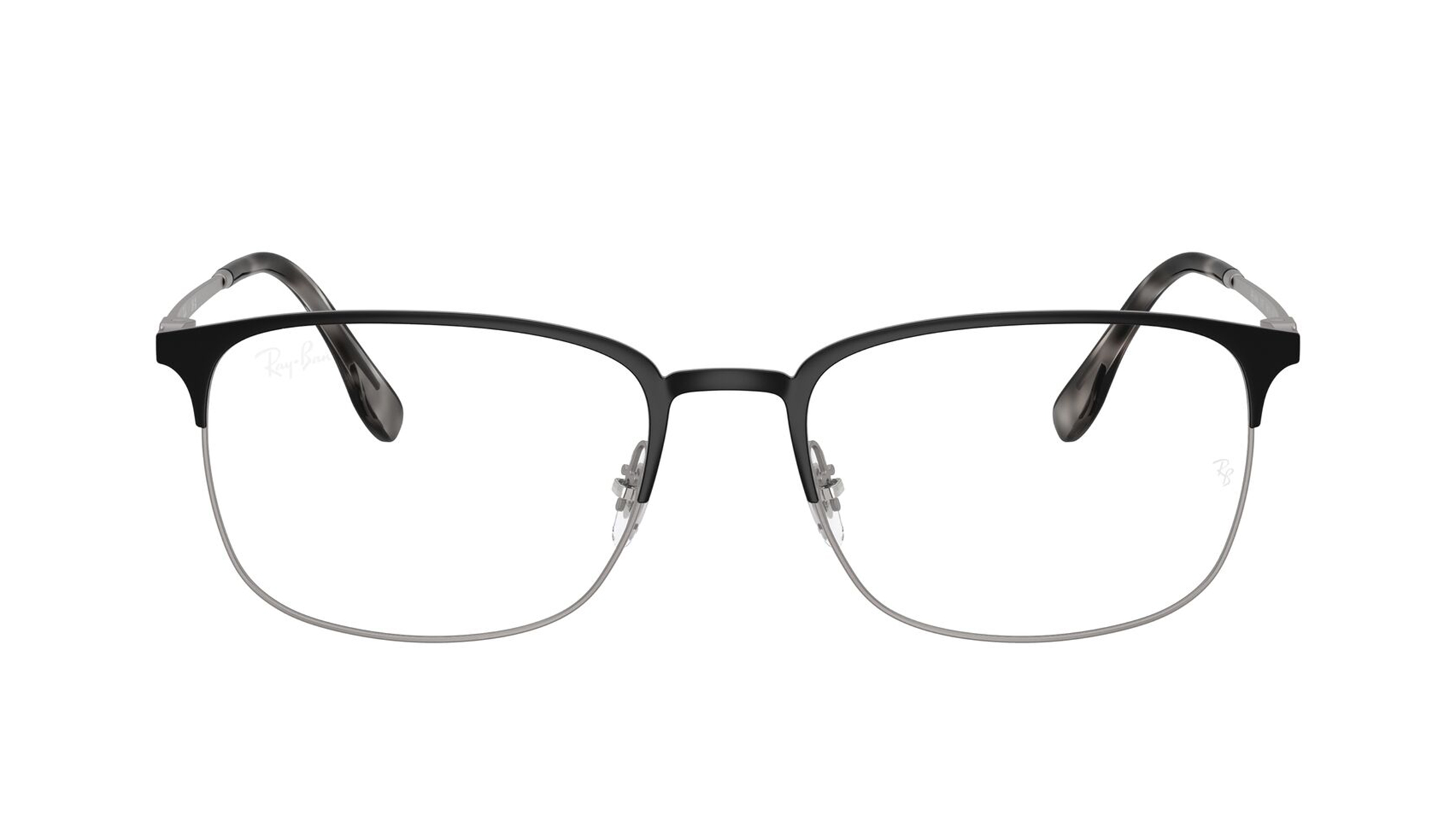 Image 1 of Black Pillow Eyeglasses for Men and Women from Rayban Available at Titan Eye+