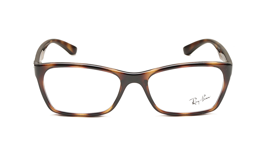 Image 1 of Brown Square Rimmed Eyeglasses for Female from Rayban Available at Titan Eye+
