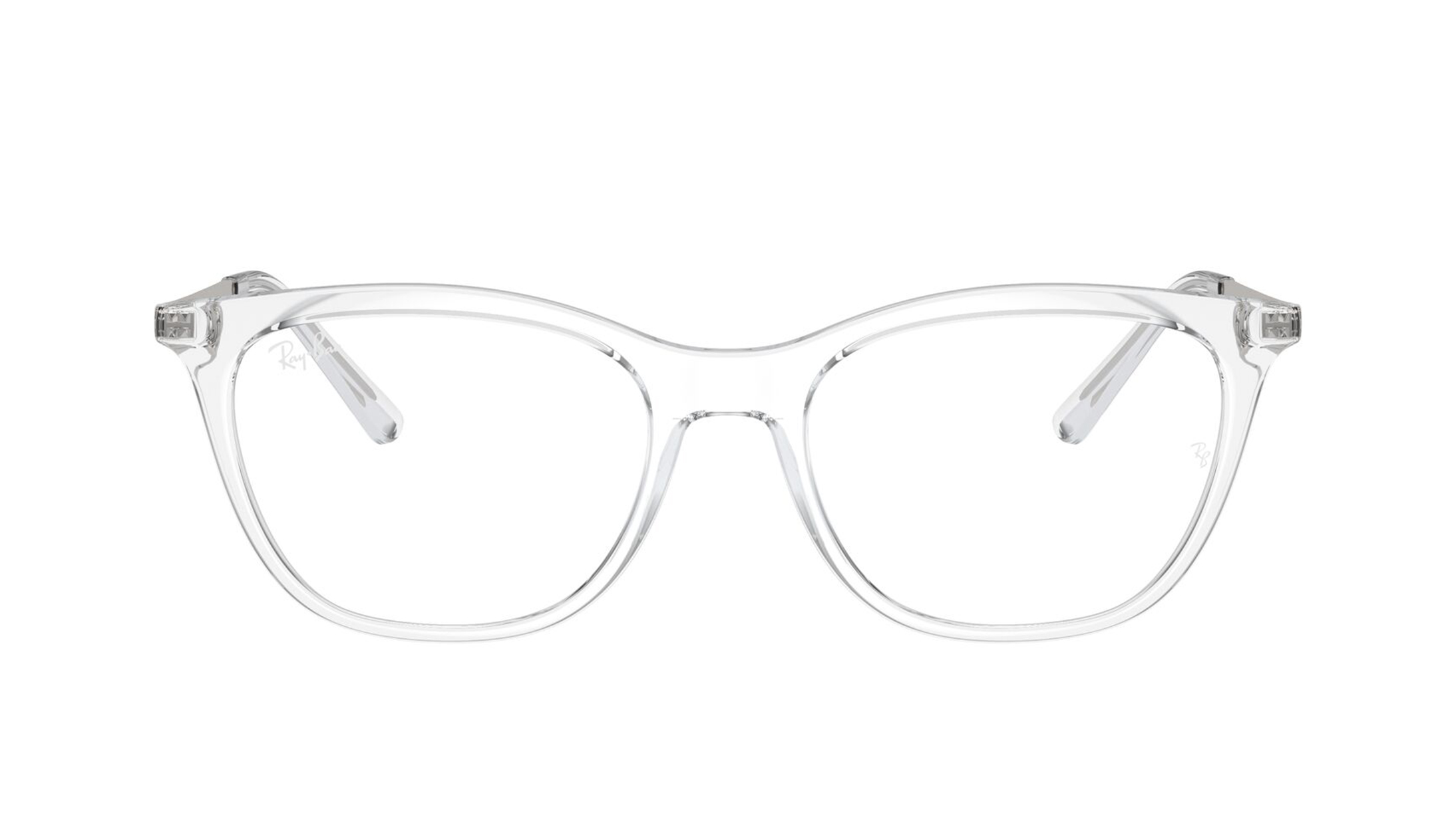 Image 1 of Transparent Square Eyeglasses for Men And Women from Rayban Available at Titan Eye+