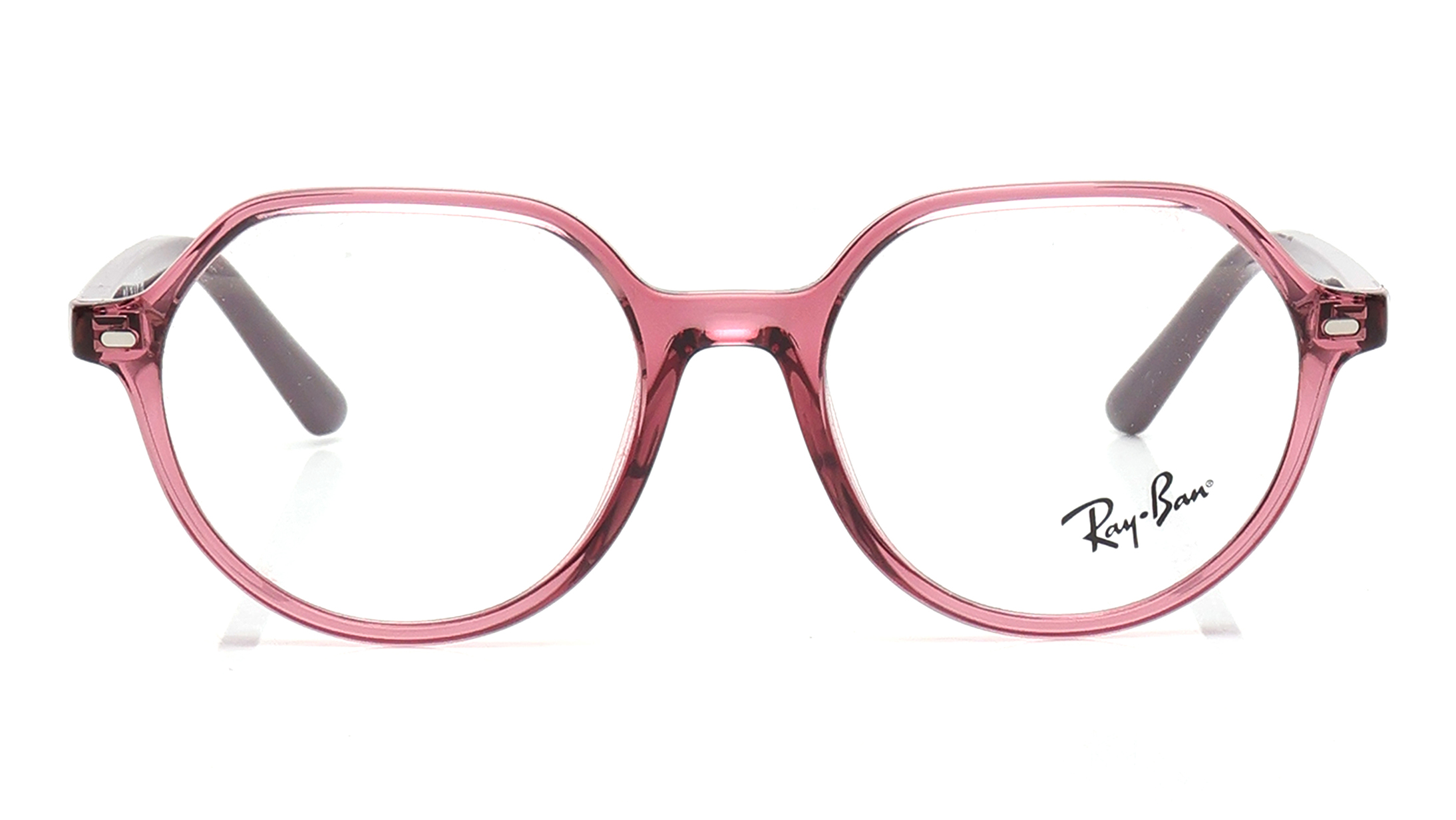 Image 1 of Crystal Square Eyeglasses for Kids from Rayban Available at Titan Eye+
