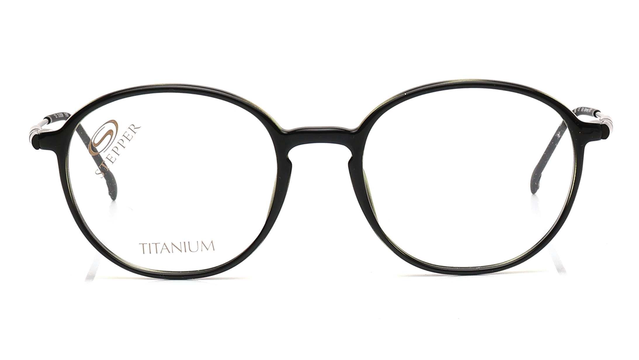 Image 1 of Brown Round Eyeglasses for Men and Women from Stepper Available at Titan Eye+