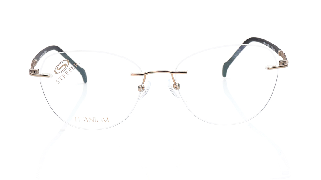 Image 1 of Blue CatEye Eyeglasses for Women from Stepper Available at Titan Eye+