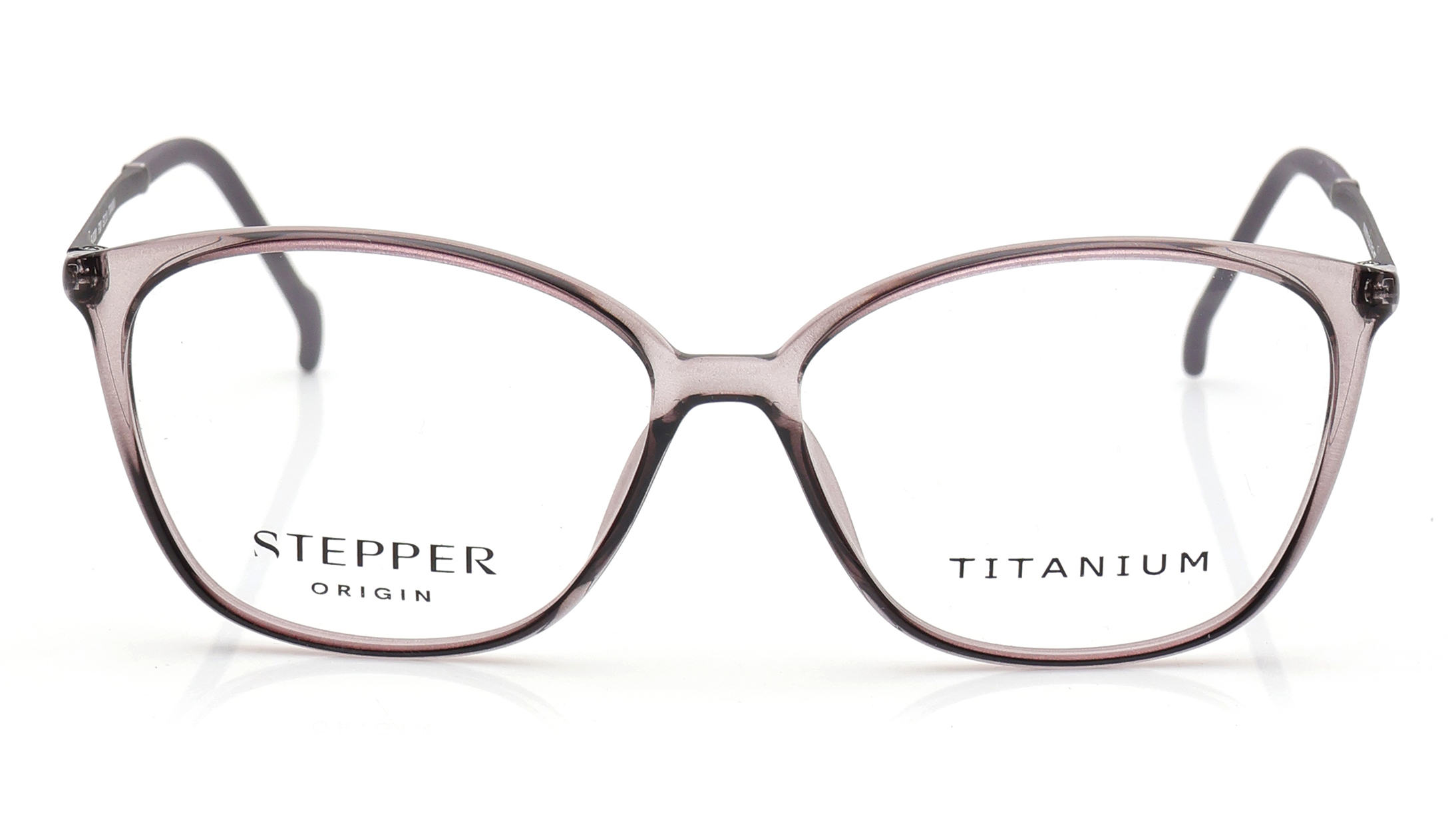 Image 1 of Gun Metal CatEye Eyeglasses for Women from Stepper Available at Titan Eye+