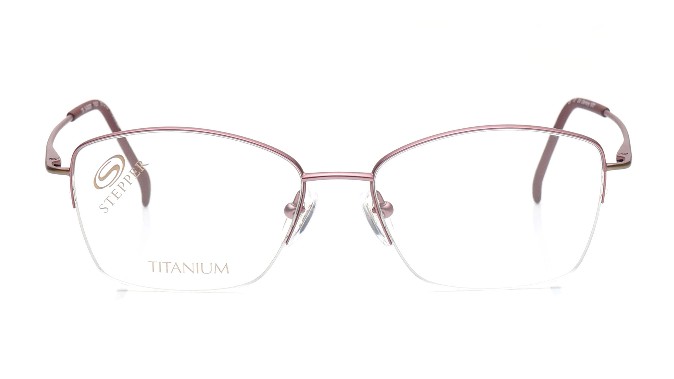 Image 1 of Maroon Rectangle Eyeglasses for Women from Stepper Available at Titan Eye+