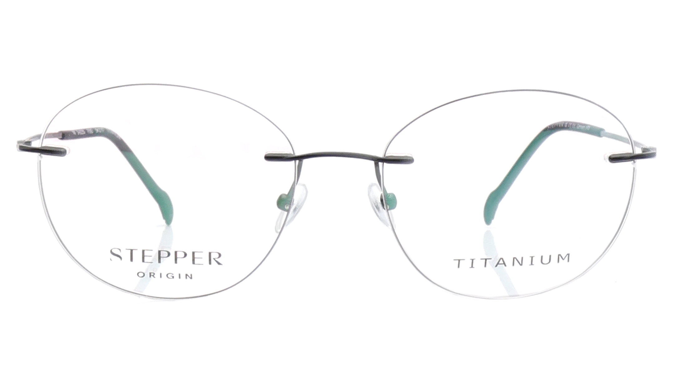 Image 1 of Black Round Eyeglasses for Men from Stepper Available at Titan Eye+