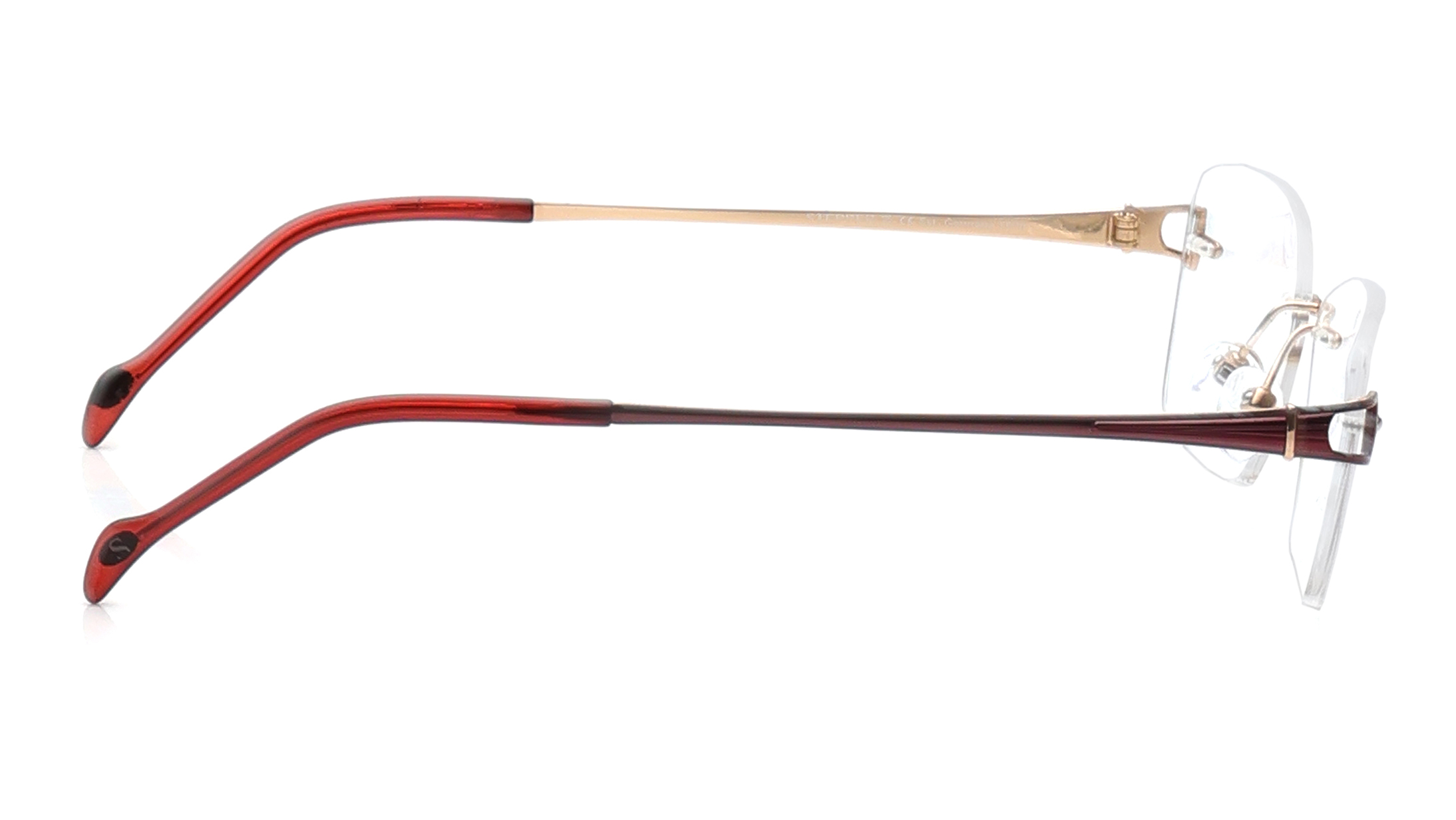 Burgundy Rectangle Eyeglasses for Women available online at Titan Eye+