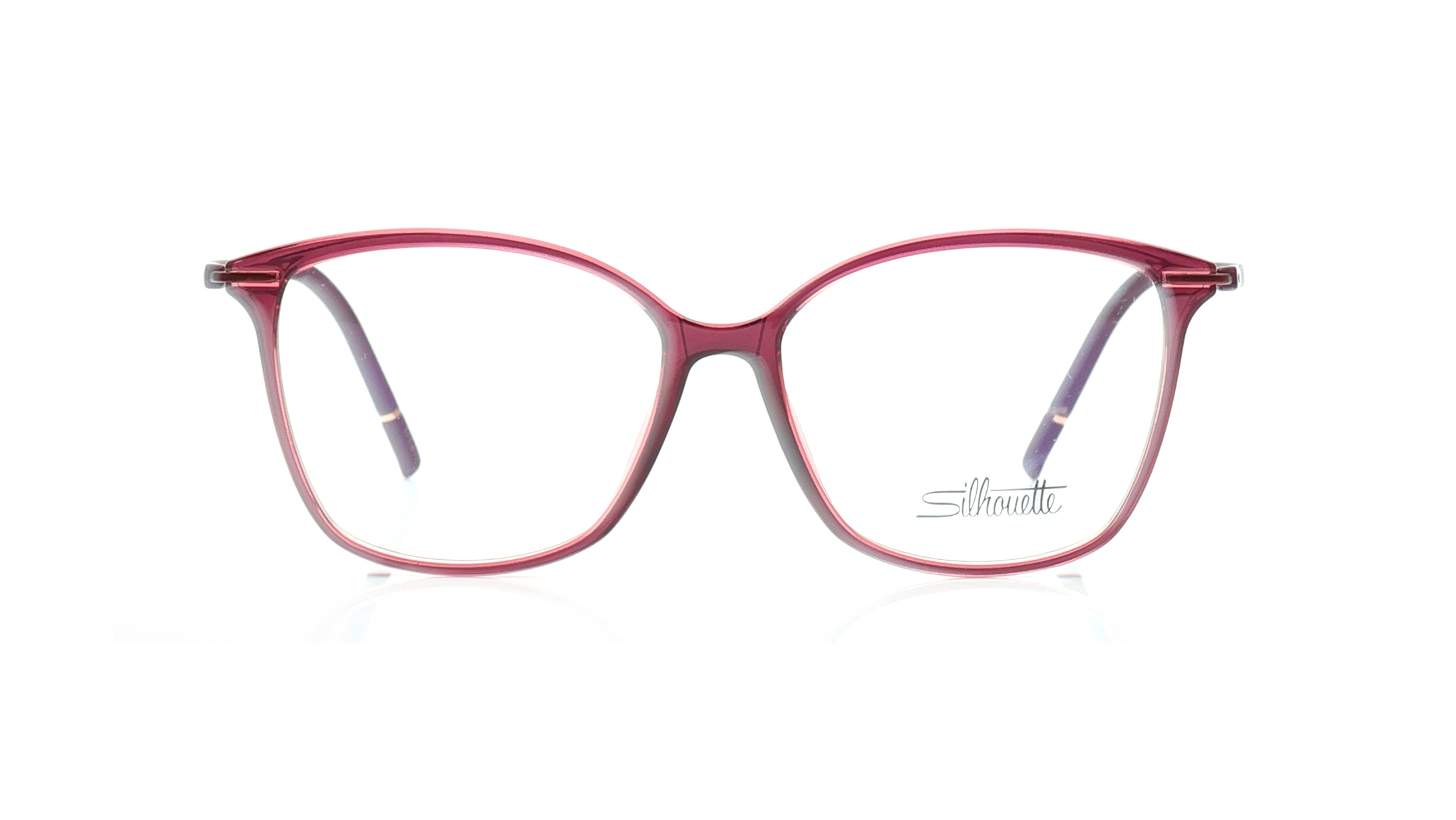 Image 1 of Burgundy Butterfly Eyeglasses for Women from Silhouette Available at Titan Eye+