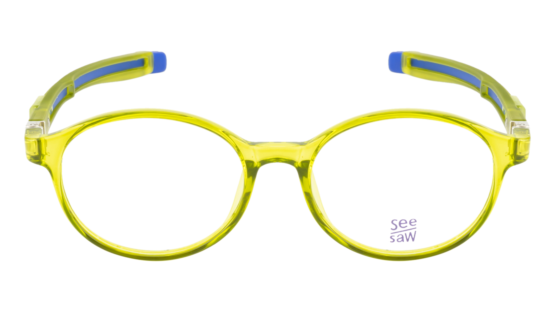 Image 1 of Yellow Round Eyeglasses for Kids from SeeSaw Available at Titan Eye+