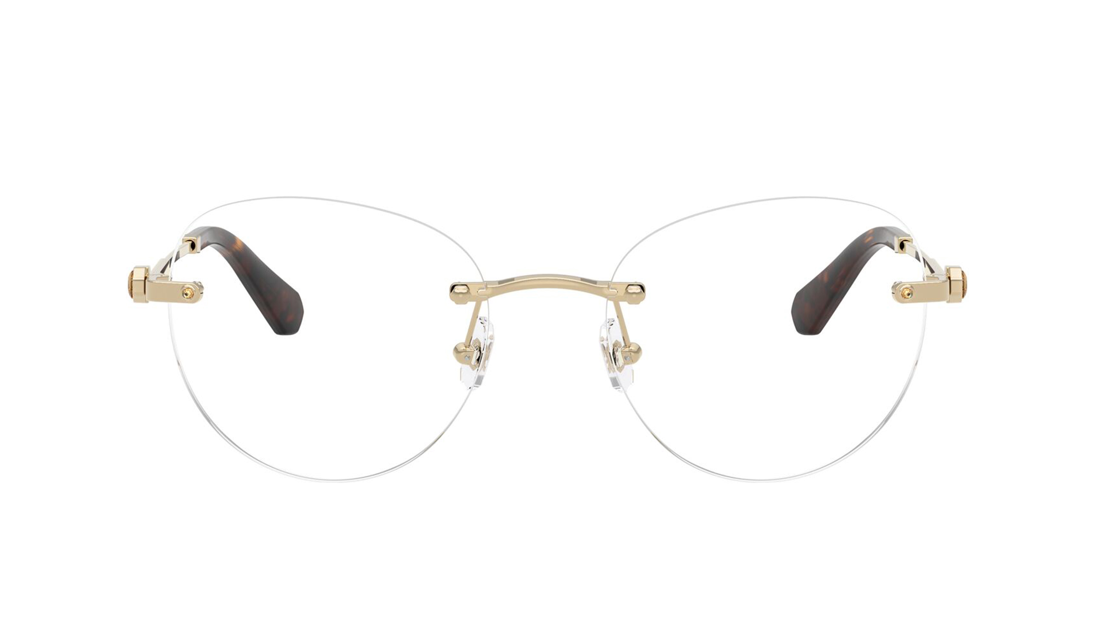 Image 1 of Gold Phantos Eyeglasses for Women from Swarovski Available at Titan Eye+