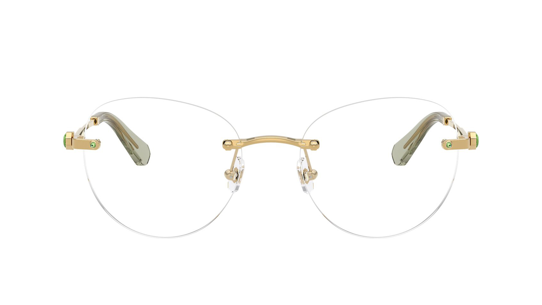 Image 1 of Gold Phantos Eyeglasses for Women from Swarovski Available at Titan Eye+