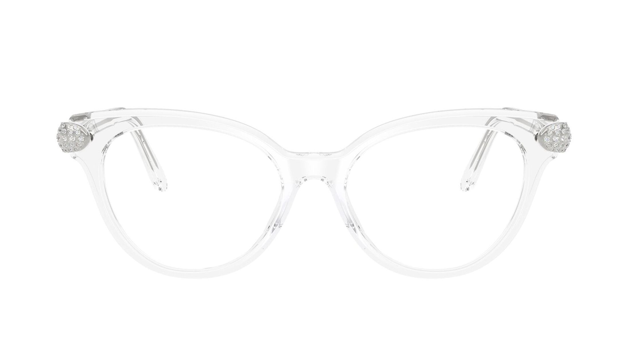 Image 1 of Transparent Phantos Eyeglasses for Women from Swarovski Available at Titan Eye+