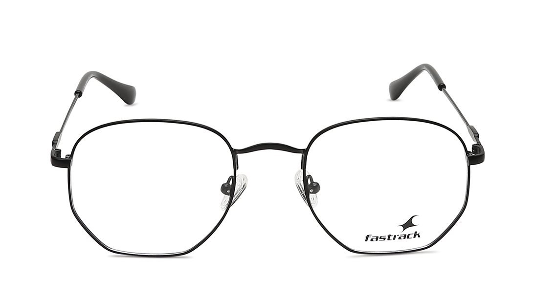 Image 1 of Black Geometric Eyeglasses for Men from Fastrack Available at Titan Eye+