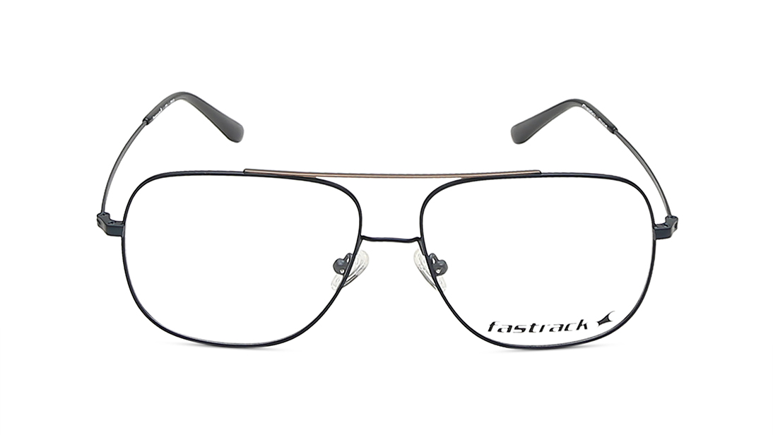 Image 1 of Black Navigator Eyeglasses for Men and Women from Fastrack Available at Titan Eye+