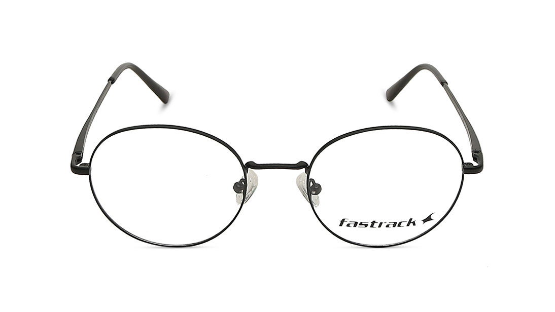Image 1 of Black Round Eyeglasses for Men and Women from Fastrack Available at Titan Eye+
