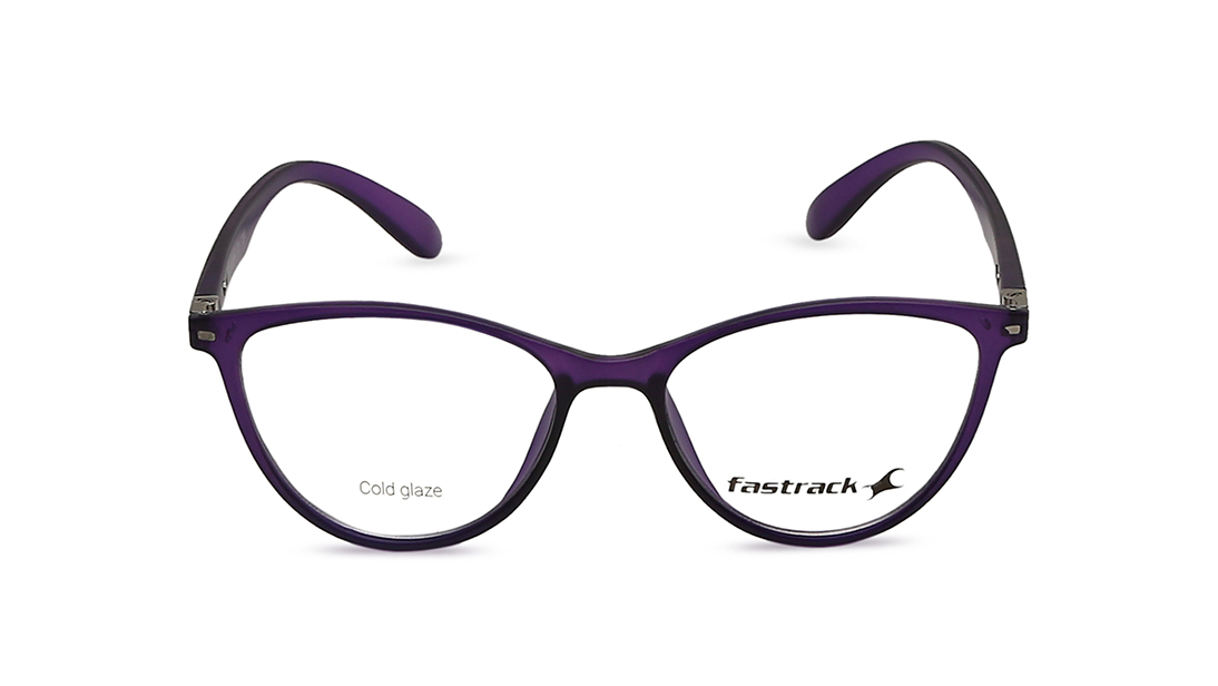 Image 1 of Purple Cateye Computer Glasses for Women from Fastrack Available at Titan Eye+