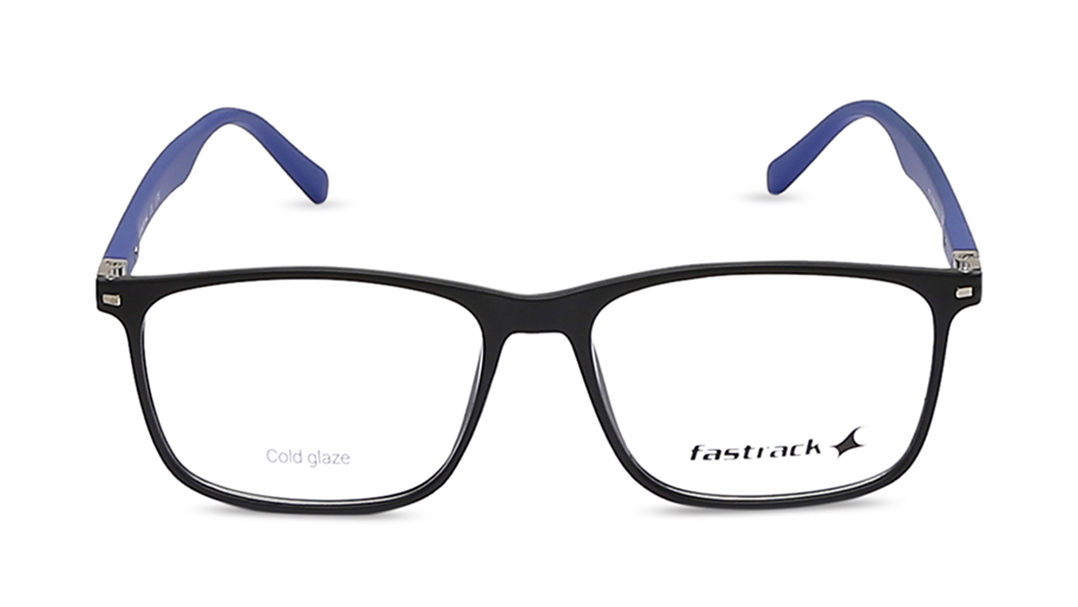 Image 1 of Black Square Eyeglasses for Men from Fastrack Available at Titan Eye+