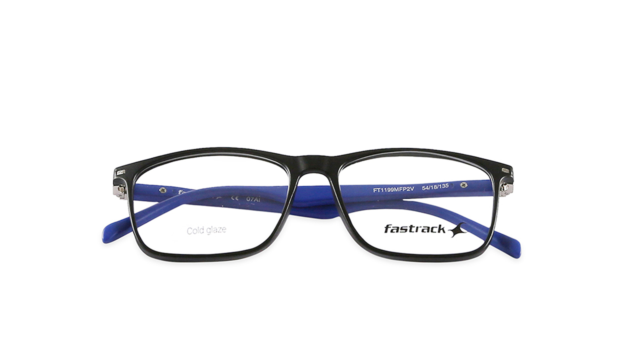 Full Frame Black Glasses With Shiny Diamonds