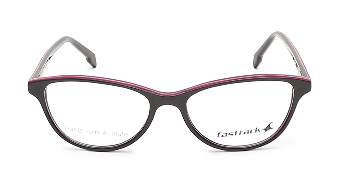Image 1 of Verve Black Cateye Rimmed Eyeglasses  (FT1214WFP1MBKV|51) from Fastrack Available at Titan Eye+