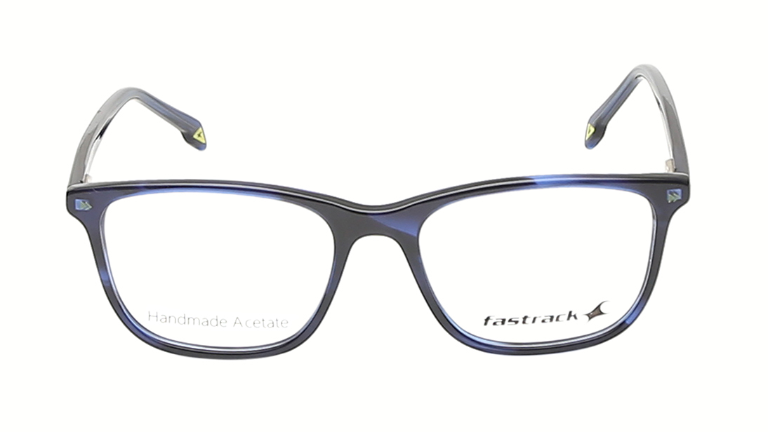 Image 1 of Blue Square Eyeglasses for Men from Fastrack Available at Titan Eye+