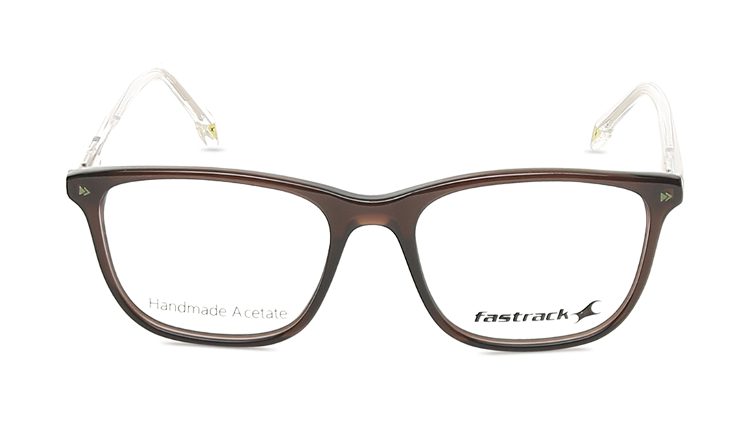 Image 1 of Brown Square Eyeglasses for Men from Fastrack Available at Titan Eye+