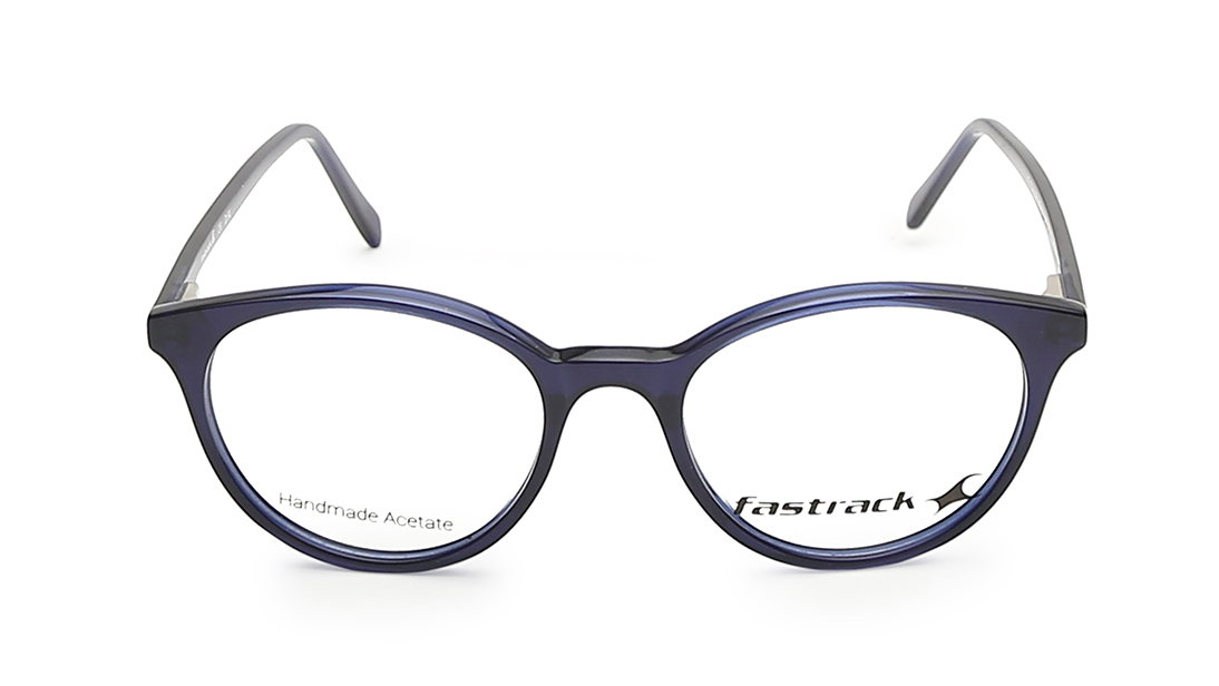 Image 1 of Blue Round Computer Glasses For Women from Fastrack Available at Titan Eye+