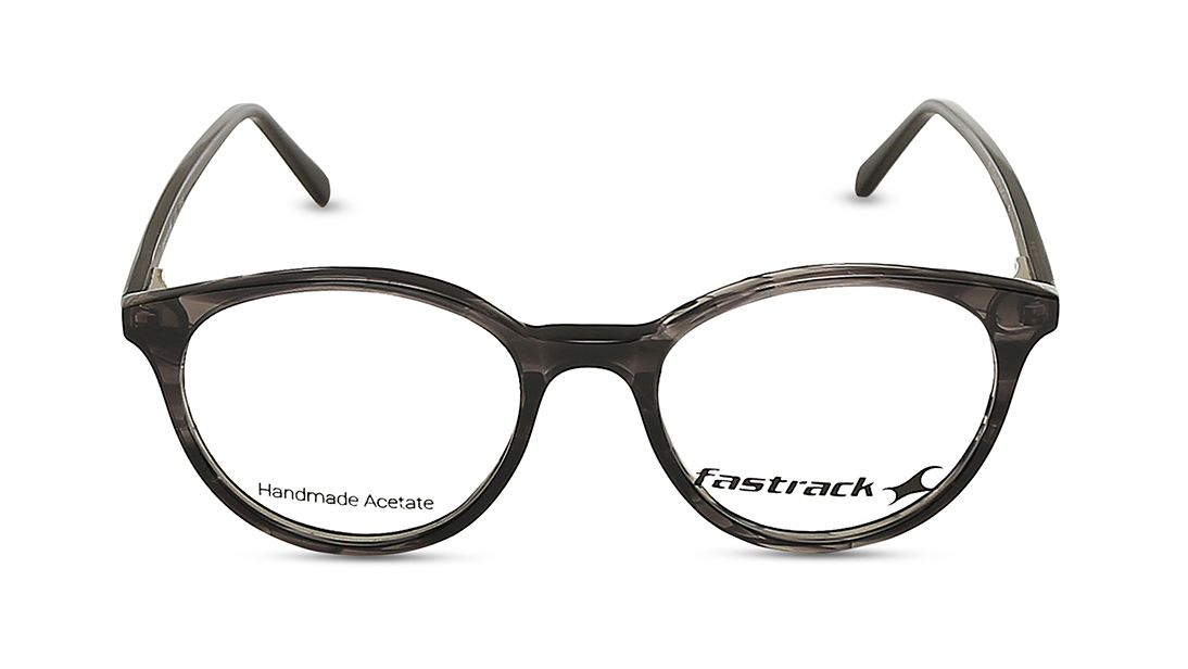 Image 1 of Grey Round Computer Glasses For Women from Fastrack Available at Titan Eye+