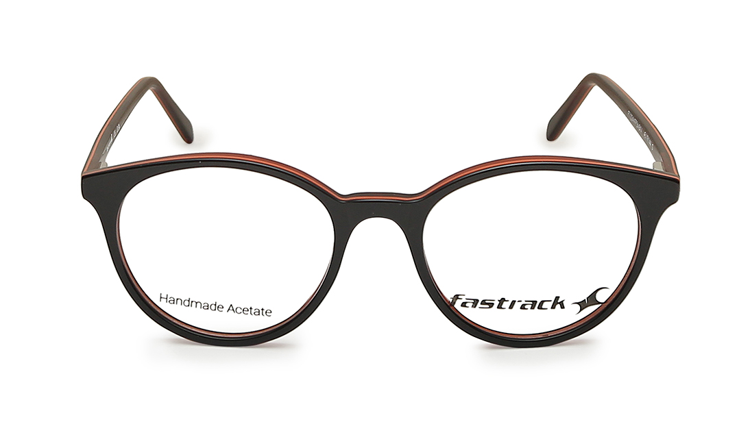 Image 1 of Black Round Computer Glasses For Women from Fastrack Available at Titan Eye+