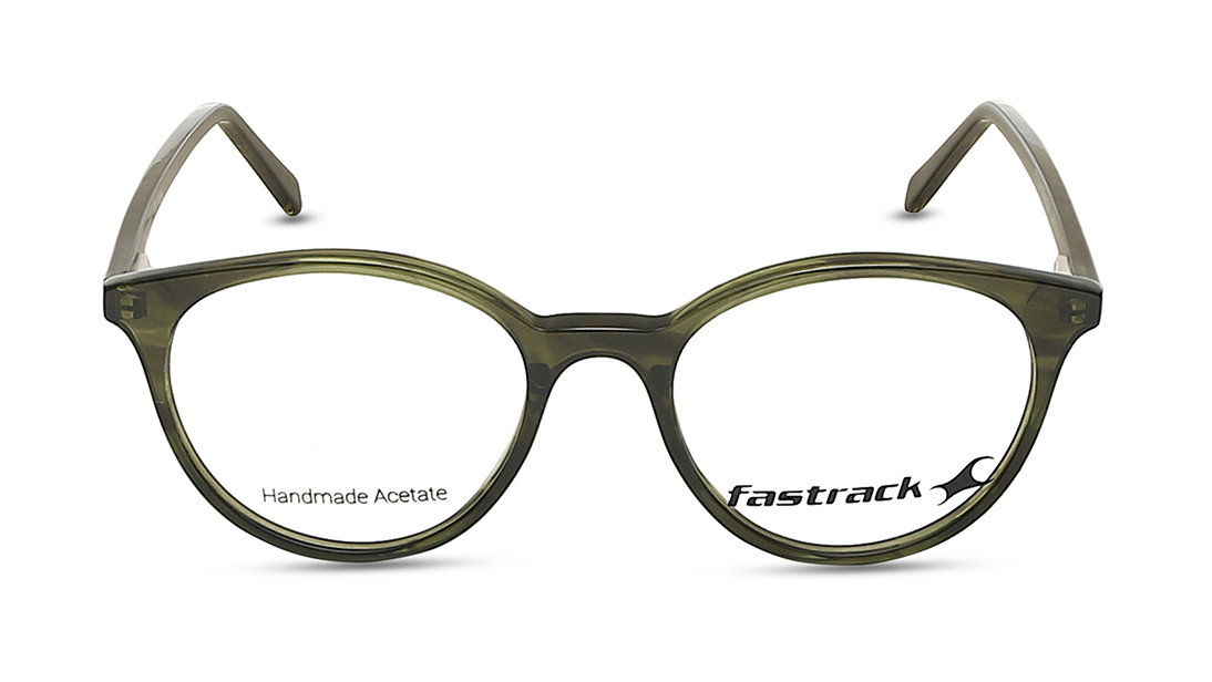 Image 1 of Green Round Computer Glasses For Women from Fastrack Available at Titan Eye+