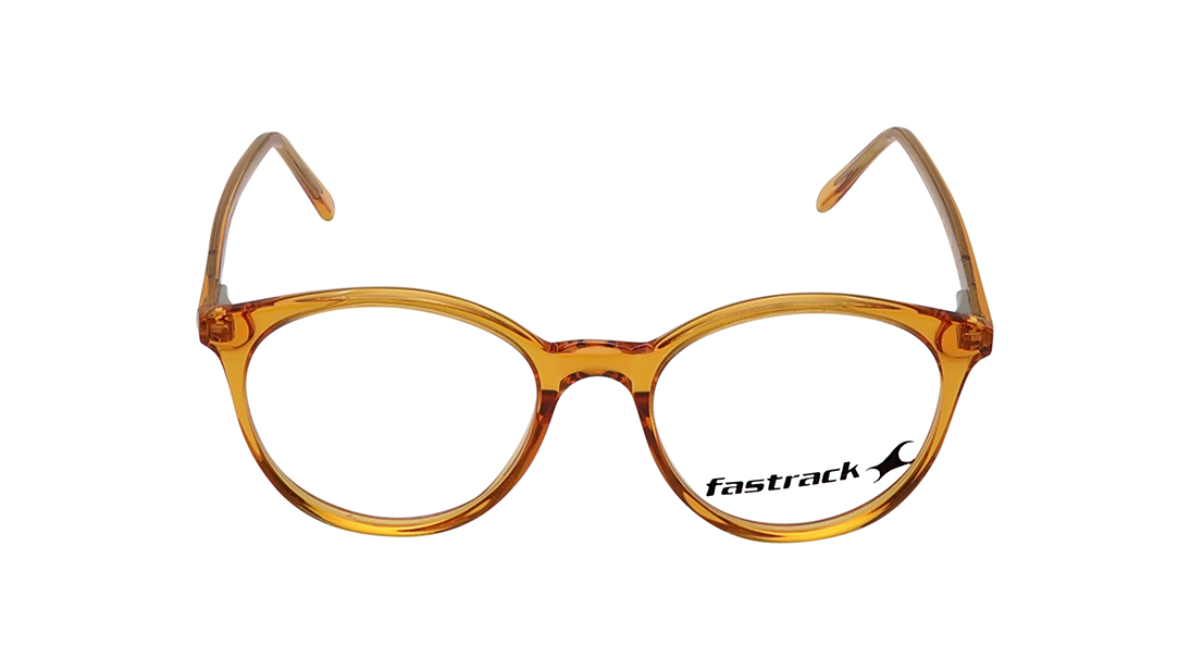 Image 1 of Round Rimmed Women Eyeglasses (FT1224WFP7MORV|48) from Fastrack Available at Titan Eye+