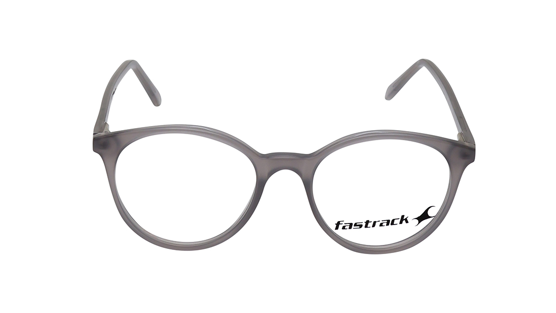 Grey Round Rimmed Eyeglasses Fastrack FT1224WFP9MGYV at best price Titan Eye