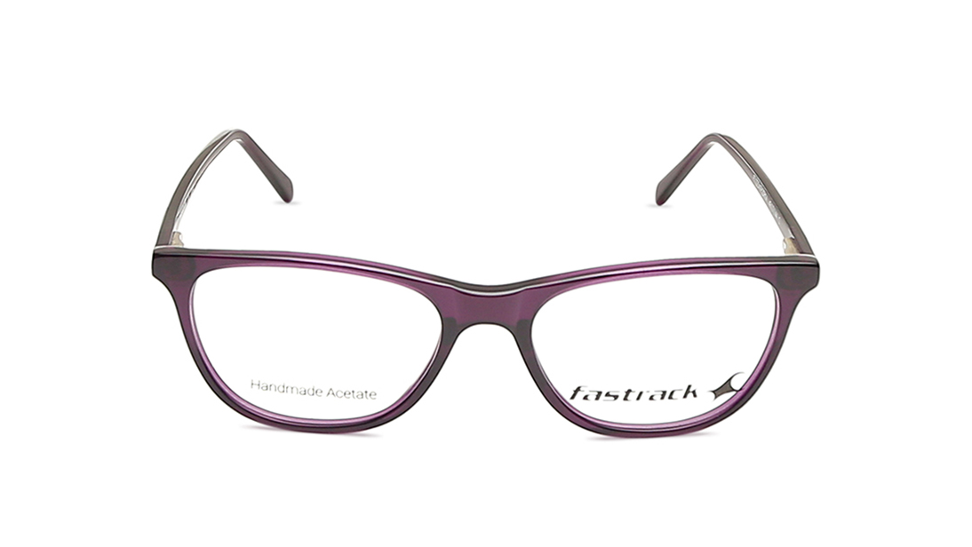 Image 1 of Fluid Purple Cateye Rimmed Eyeglasses  (FT1225WFP2SPKV|49) from Fastrack Available at Titan Eye+
