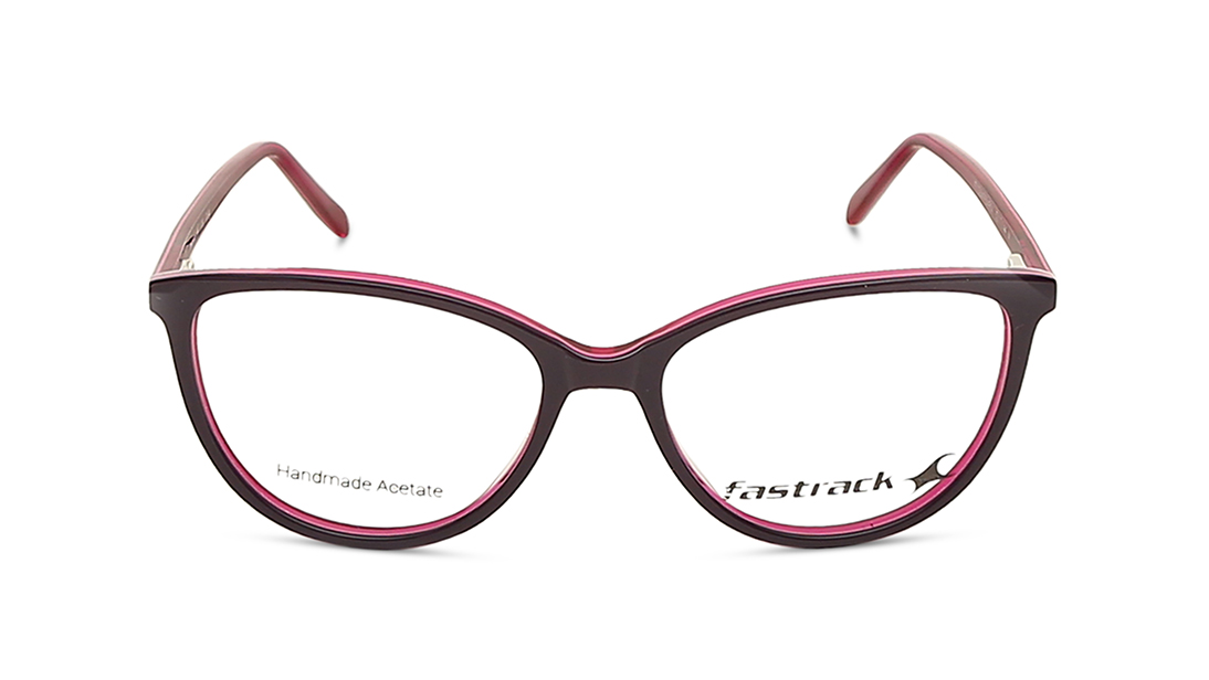 Image 1 of CatEye Rimmed Women Eyeglasses (FT1226WFP5MPKV|52) from Fastrack Available at Titan Eye+